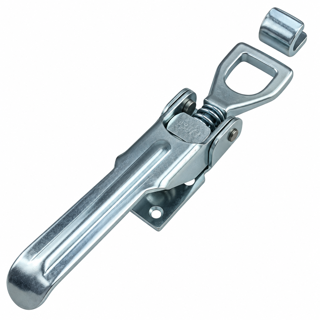 Trailer compression over-center latch
