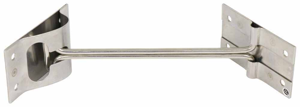 Trailer door retainer hook and keeper